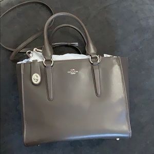 Coach leather carryall bag